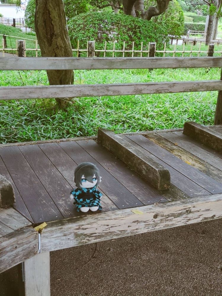 庭園をお散歩。
緑があると涼しく感じるね
