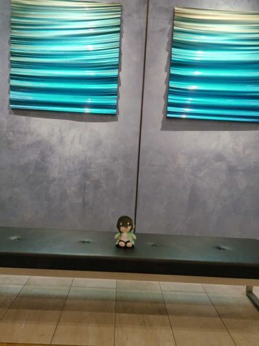 謎オシャレ空間で写真撮った。
オシャレだね。…うん。