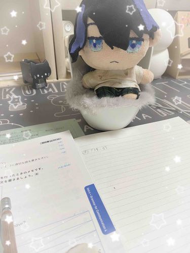 主　勉強中！
らい 勉強監視中！