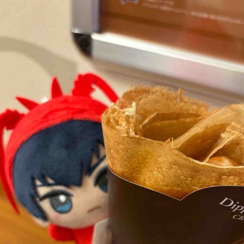 おかずくれーぷのすきまからひょっこりぬ