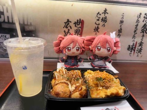もんじゃたこ焼き🐙