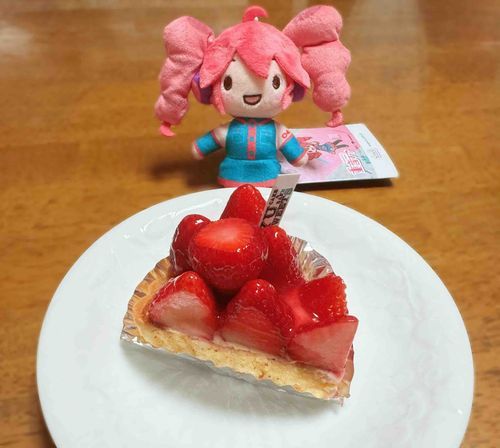 新入りのふわぷちテトさんといちごタルト