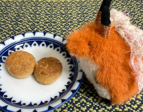 出勤のお供ごほうびクッキー🦊