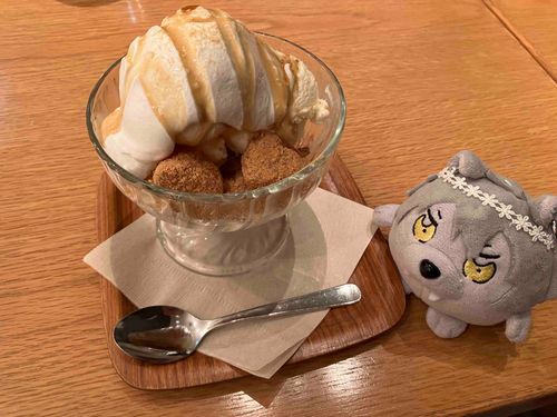 暖かくなってきたから、つい冷たいもんを選んじまったぜ🍨