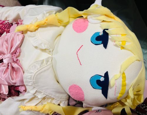 みーちゃんが、ひざまくらしてくれたのだ〜💕私のほっぺ、もちもちでやわらかいから、癒しなのだとか。