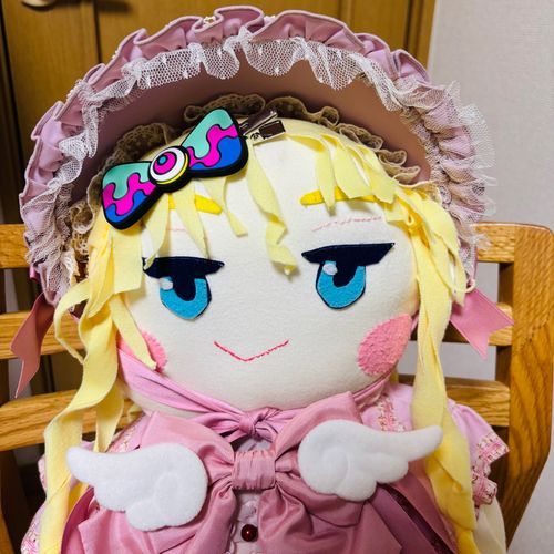 ボンネットの横に、かわいいリボン🎀がついているのだ💕