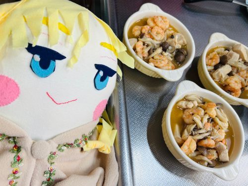 今日のご飯ができたのだ〜💕