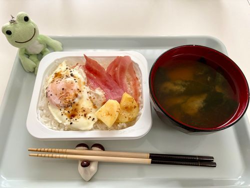 今日のお昼ごはん
家主のやる気がない日はだいたいいつもこんな感じ
野菜が全然ないなぁ……