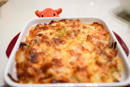 カメラマンの同居人がはじめて作ったグラタン、うまい…！