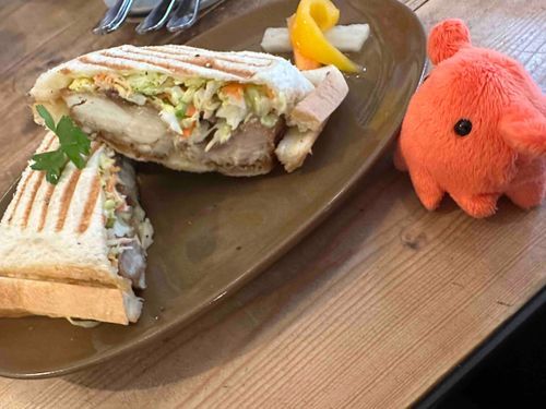 ホットサンドおいしかったー