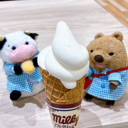 みるきーの そふとくりーむ🍦 おいしそうワラビーね🐮