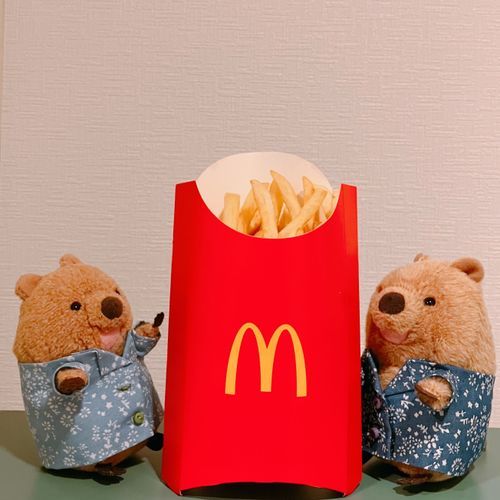 ででででっかい ぐらんどふらい🍟 われらが おかあちゃんは このくらい あさめしまえワラビーよ✌️