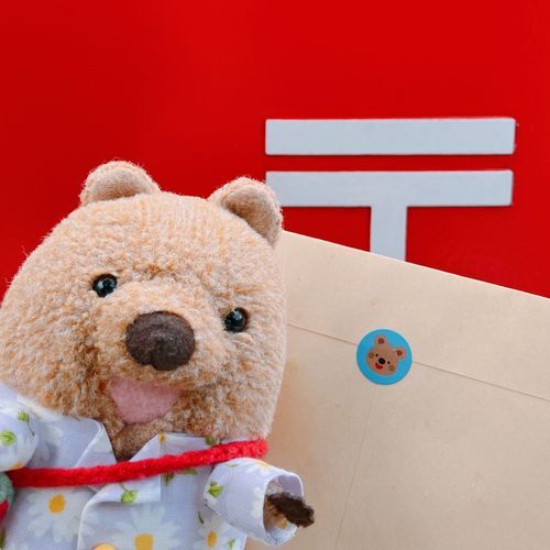 おともだちに おてがみ だしたワラビーよ✉️ おてがみって だすほうも わくわくしちゃう♡