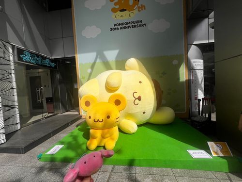 巨ポムとカニ
