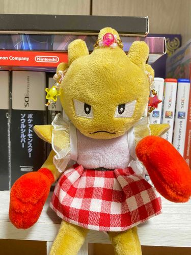頭のアクセサリー増えたエビ