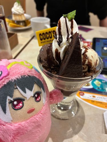 ﾓﾝﾓﾓちゃんのパフェ!!