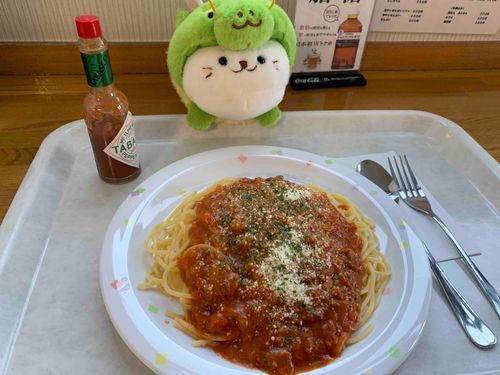 むろいさんみてかんじょうがかかえられなくなったあかちゃんとるなちゃんさんは、そのあしではじめましてのせんとうへとむかった……んだよ〜！
くろゆ！せんとう〜！むかしなつかしなミートスパにノスタルジーかんじちゃった🍝
またいきたい！つぎはなにをたべようかな〜