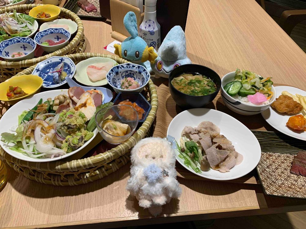 はこねにおとまりしてきてたよ〜！おへやにろてんぶろついててハッピーだった！