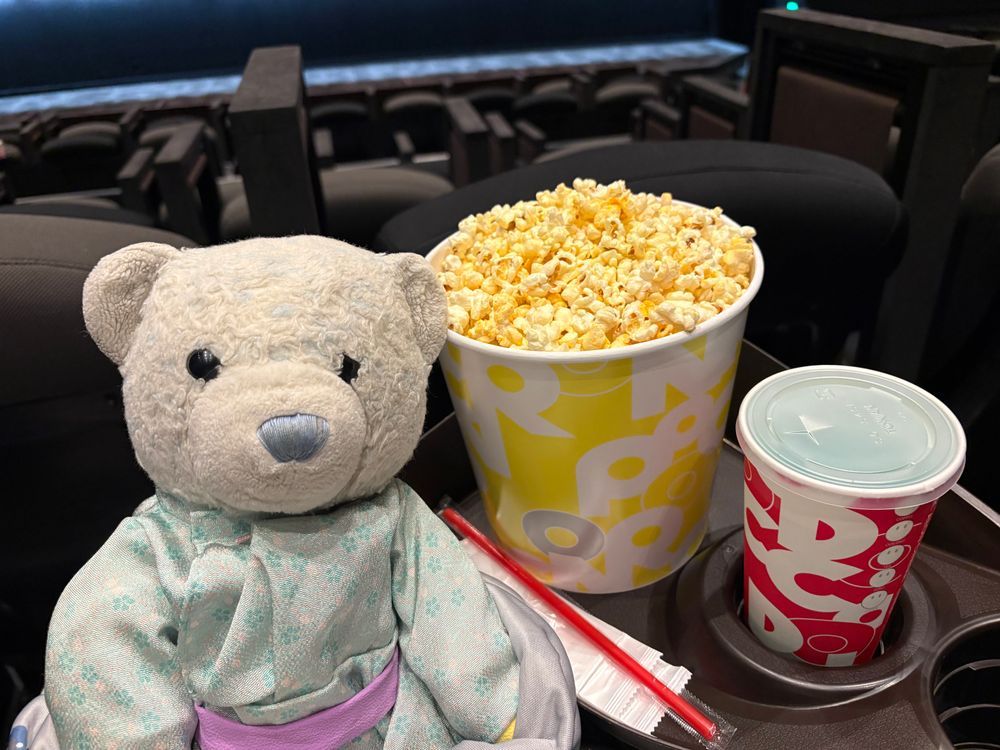 ふわもこのバイブル、トイストーリー5を見てきたよ。
トイストーリー4は消したい記憶だけど、5は楽しめたよ。
1枚目は合成なんだけど違和感ないでしょ。キャラがニンゲン判定されたから顔隠したよ。
お昼はマック。ポテト増量できてラッキーだね。ちょっと食べ過ぎかな。