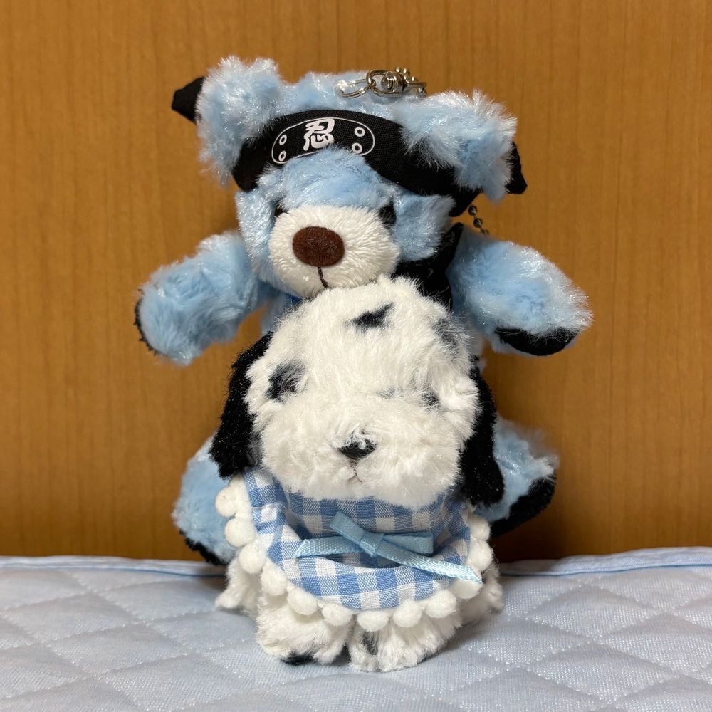 ちあのいえで大ブームのくまちゃんケースに、にんにんくんが入ってたよ✨
にんにんくん、手と足の位置までピッタリ😳すごいよ〜❣️
ちあも入ってみたけど…背伸びしてやっとお顔の位置が合ったよ💦
やっぱりケースから出てにんにんくんをおんぶするのが一番☝️