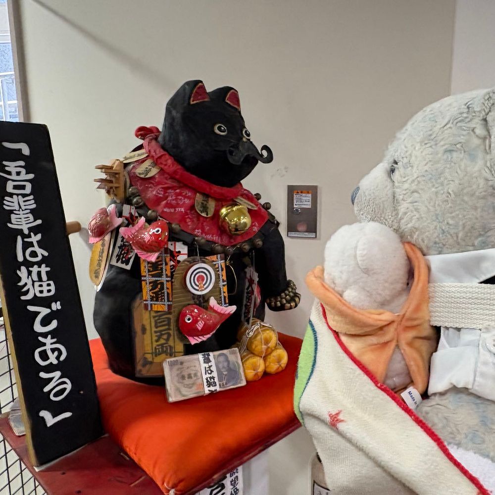 松山城二之丸史跡庭園。モダンな庭園だったよ。
ちなみに恋人の聖地らしい。
4枚目はロープウェイ乗り場にいた猫さん。吾輩はクマだよって言ったら、変な顔されたよ。