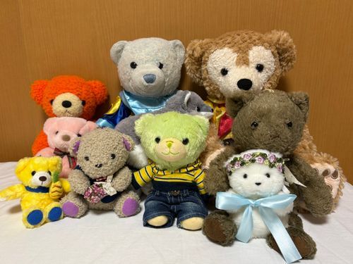 今日はテディベアの日だから集合するよう呼びかけたんだけど…
1/10も集まってくれなかったよ。
いつかちゃんと集合して撮ろうね。
