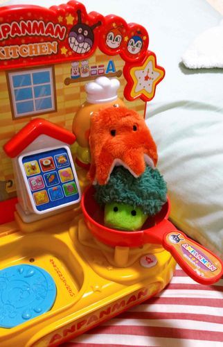 調理されてる！？🐙🥦
