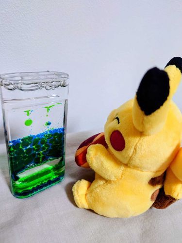 ちょっと疲れた時、トレーナーがぼんやり眺めている愛用オイルタイマー⏳️
楽しくてずっと見ていると癒されるんだ！
もう少し長い時間のやつ、探そうかな？