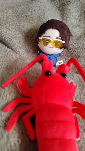 僕より大きいえび！なんでこっち狙ってるの…？！