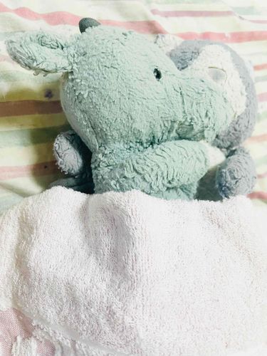 ぎゅーってしてから寝るんだよー！