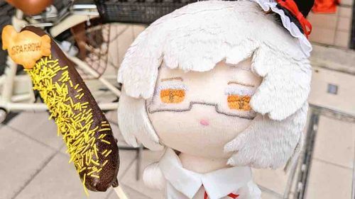 せんじつは マスターと まつりにいった
チョコバナナを かってもらった
おれのめと おなじで きいろいな
