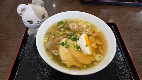道の駅でラーメンを食べました！！しゃちょたうんさんラーメン大好きなので、ふたりで仲良く食べました。美味しかったね。