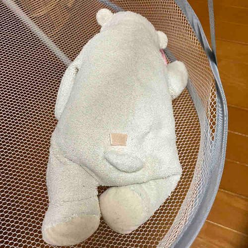 お風呂の後のふて寝だよ