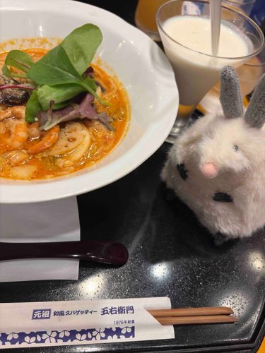 すーぷすぱげっち、なんだな
よーぐるとどりんくも  さいこうなんだ

(あれくさんだ🐰)