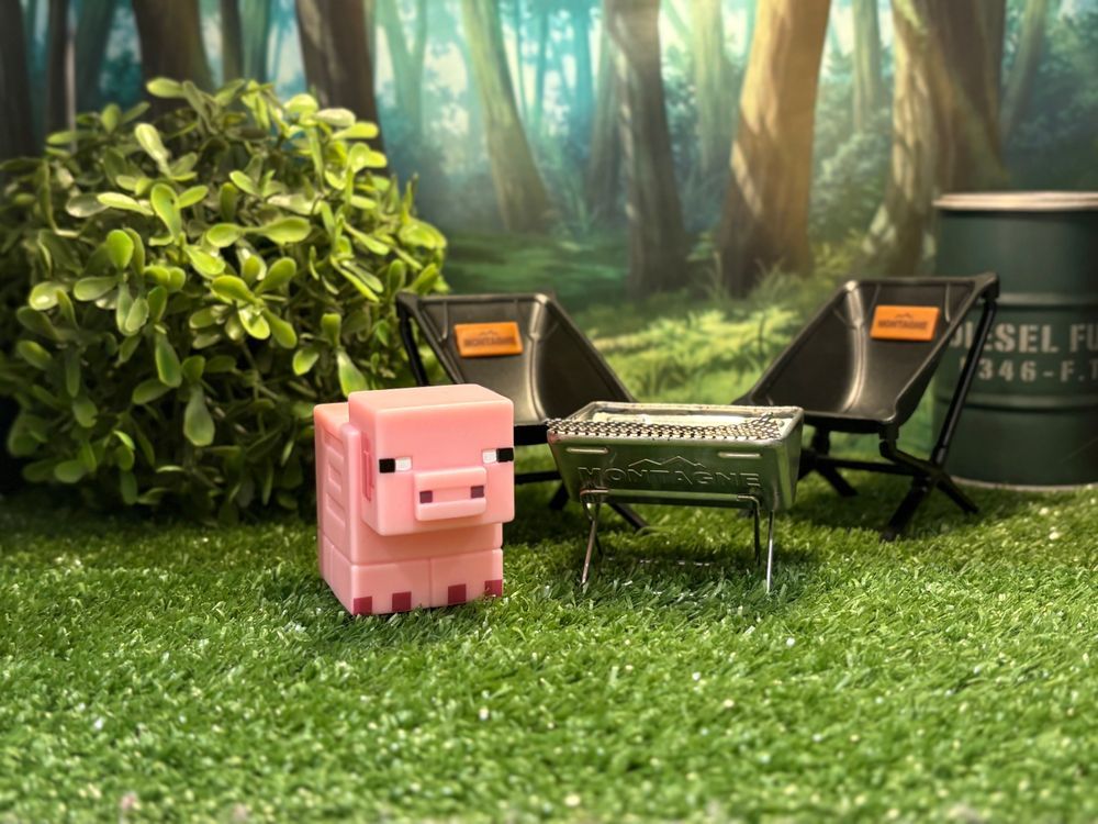 マイクラのブタ
ゲットして、なんか写真撮るブースあったから撮った📸
ブタ1匹だと、ジワる。

(主)