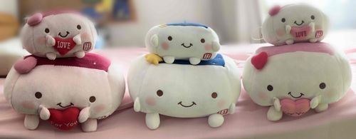 パノラマで撮った仲間たち。
みんなご主人さまを癒すためにそれぞれの役目を果たしているよ！