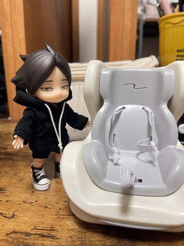 🍊が車用の椅子買ってくれた✌︎
でもこれチャイルドシートだよね？
