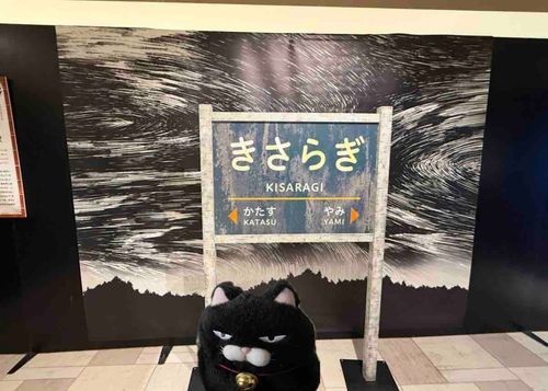 変な駅だったにゃ〜
