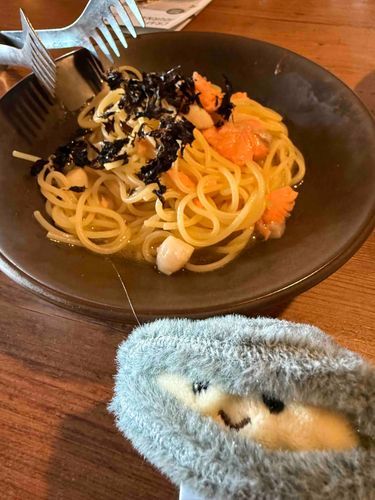 ぼく貝
こっちはパスタ