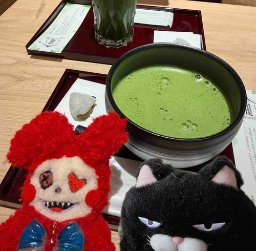渋いお味にゃー🍵