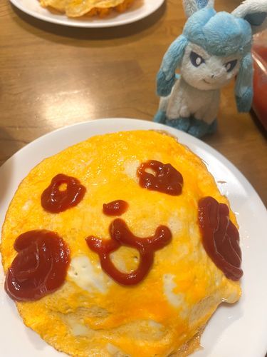 ピカチュウオムライス🥚🍅