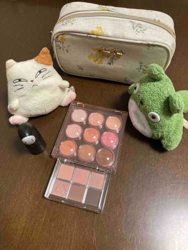韓国から届いたアイシャドウ！主様、アイメイクで可愛くしたいんだってさー😮✨💖