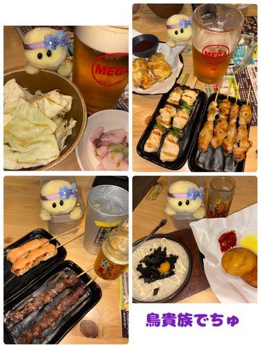 久しぶりにトリキに行ってきまちたよ〜❣
キャベツのやつは一回頼んだらおかわり無料で3回もおかわりしちゃいまちた😋
これお得でほんとにおいち〜のでちゅ🍺🍺🍺🐢