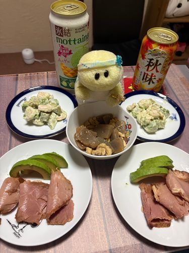 主のお母さん家で食べたご飯でちゅ‼️