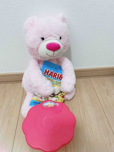 HARIBOのめだまやきぐみたべるよー！