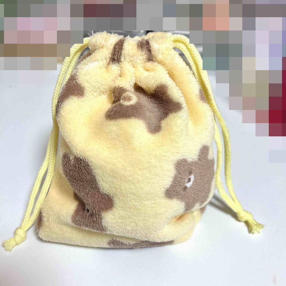おでかけようの きんちゃくつくってもらった🥞✨
これにはいって おでかけする🥞🧸