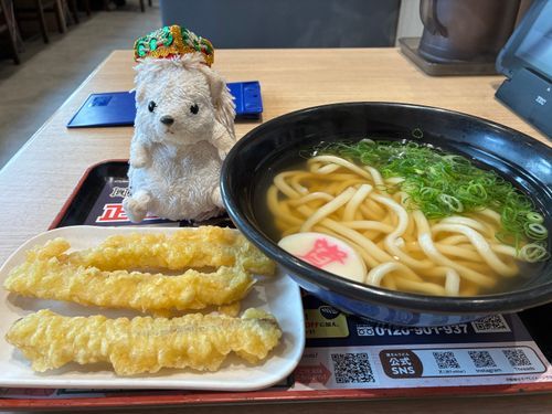 パッパるさんを駅まで🚗³₃で送った帰りにちょっと資さんによったんだポヨ〜
ごぼう天うどんいつ食べても美味しいんだポヨ〜