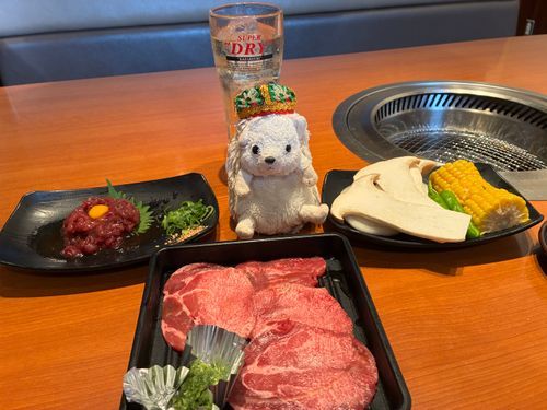 焼肉昼飲みなんだポヨ〜
