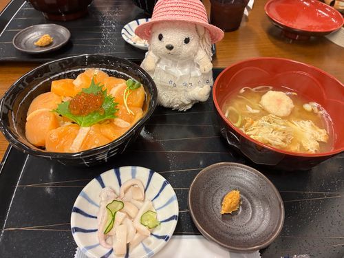 紋別に来てるんだポヨ〜
ホタテの赤玉丼なんだポヨ〜
1000個に1個の割合である赤いホタテなんだポヨ〜
特別と言われたら、食べない訳にはいかないんだポヨ〜🦔