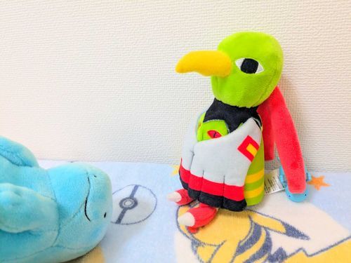 …急に振り返ってヌオーがビックリしてる